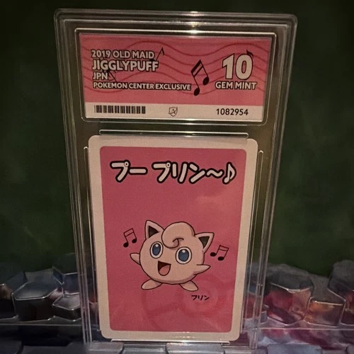 Jigglypuff Old Maid Pokémon Center Exclusive Japanese Graded ACE 10 2019