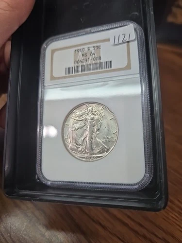 1940 S NGC MS64 Walking Liberty Silver Half Dollar 50c US Mint Coin