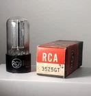 Vtg Tested Strong RCA 35Z5GT Amplifier Audio Radio Vac Tube Black Plate