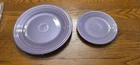 Retired Fiestaware 9in Dinner And 7in Salad Plates, Good Condition.