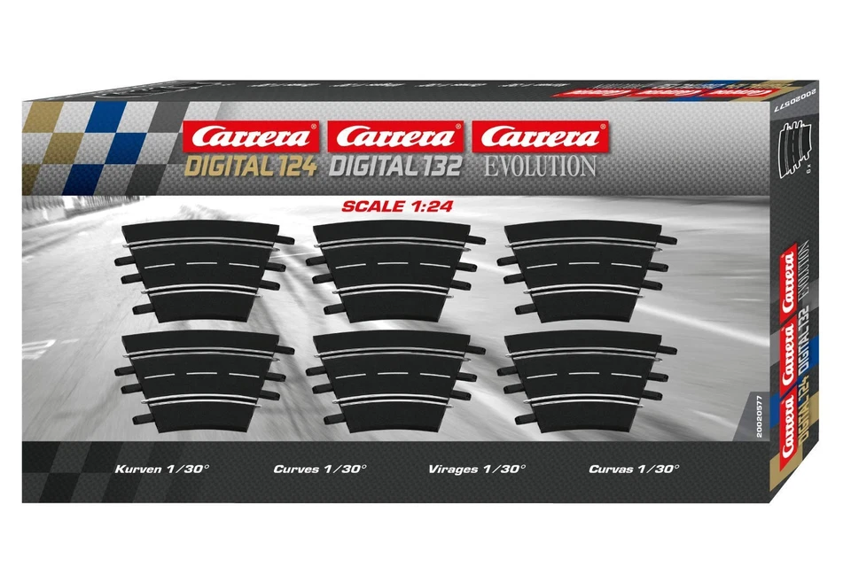 Carrera D132 Digital Slot Car Racing Track Set With 32 Cars And Power Supply - Image 2 of 2
