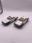 Matchbox Lesney 1979 Plymouth Gran Fury Police Car #10 Vintage Diecast 1:64 Pair
