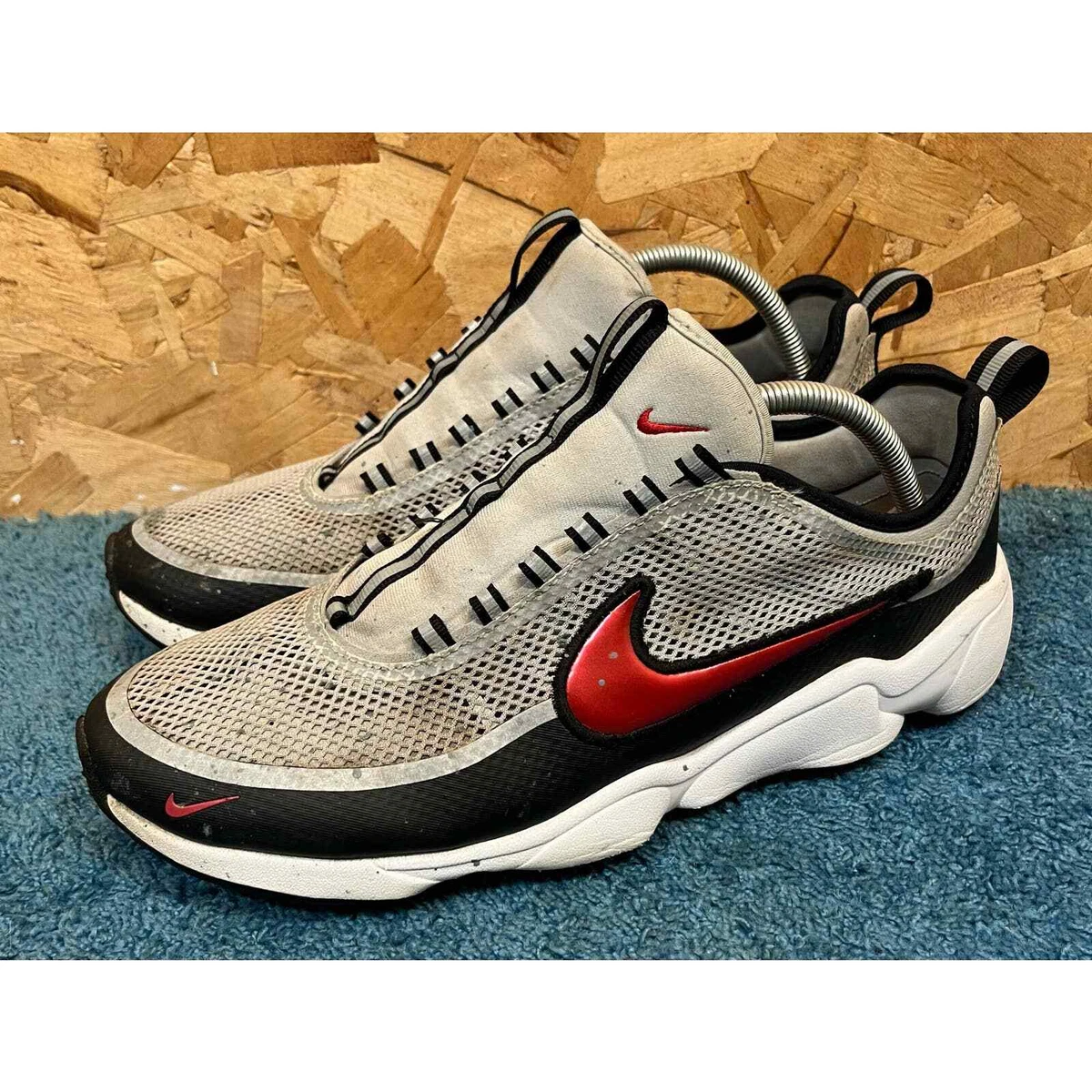 Nike Air Spiridon Ultra SPRDN Metallic Red Silver Size 11 | eBay