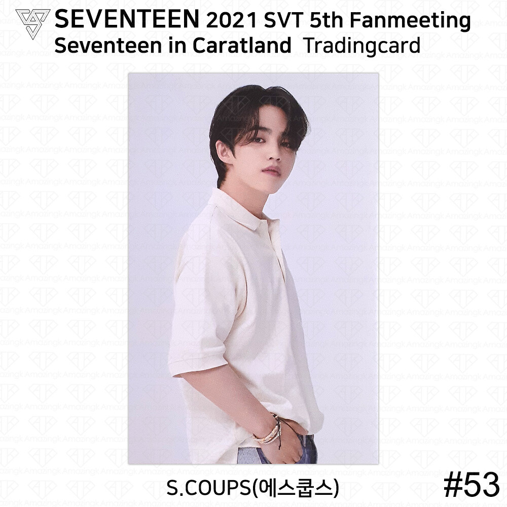 2021 SVT 5th Fan Meeting SEVENTEEN in Caratland Trading Card 2021 SVT 5th Fan Meeting SEVENTEEN in Caratland Trading Card
