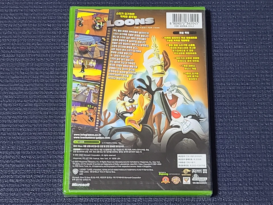 Microsoft XBOX Loons Fight Fame Retro Game Korean Version for MS Console Video - Image 2 of 4