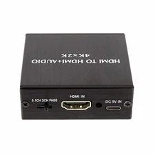 4Kx2K HDMI to 3.5MM Audio Converter SPDIF Optical Stereo Out Splitter Adapter b