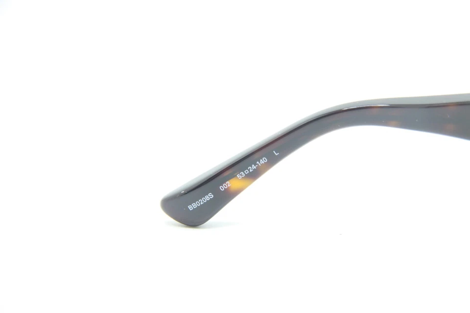 NUEVAS GAFAS DE SOL BALENCIAGA BB 0208S 002 VERDE TORTUGA MARRÓN AUTÉNTICAS 53-24 Foto 4 de 4