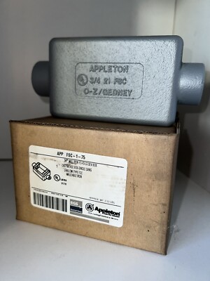 APPLETON APP FSC-1-75 CAST DEVICE BOX - SINGLE GANG MALLEABLE IRON (A3D ...