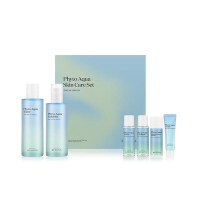 BEYOND Phyto Aqua Skin Care Toner Emulsion Serum Cream Set Vegan K-beauty