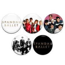 5x Spandau Ballet Band New Wave 80's Pop 25mm / 1 Inch D Pin Button Badges