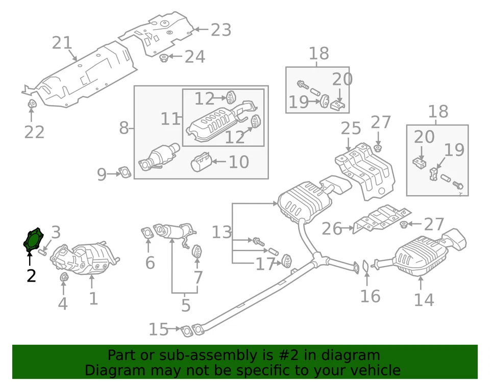 Junta Forte Original Kia 2014-2023 Forte Seltos Soul Optima Forte5 28282-2B700 Foto 2 de 2
