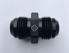 X348 -12AN Flare to -12AN Flare Male Union Adapter AN Fitting BLACK 12 To 12