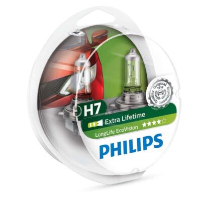 Philips Long Life Eco Vision H7 12V/55W Sockel PX26d Halogen 1325656