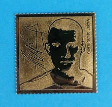 ANDRY SHEVCHENKO - GOLD FOIL STAMP - STICKER - 3.5X3.5 CM