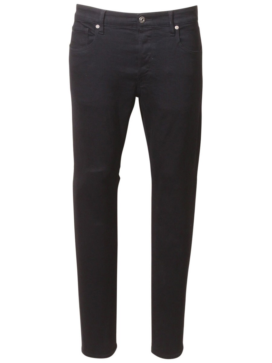 G-Star Men's 3301 Slim Fit Jeans In Pitch Black – Sustainable Stretch Denim, 30x34