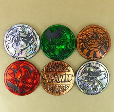 Lot of 6 SPAWN Kini Slammers Authentic The World POG Federation Todd McFarlane