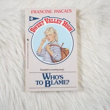 francine pascal who's to blame? sweet valley high 66