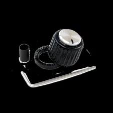 D'Addario LokNob Large - Black/Silver