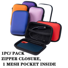 Black EVA Protective Travel Case Pouch Carrying For Travel Storage 1pc