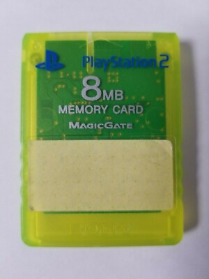 Carte Mémoire SONY Magic Gate 8MB Rouge Officielle Pour PlayStation 2 (PS2) - Occasion Fonctionnelle