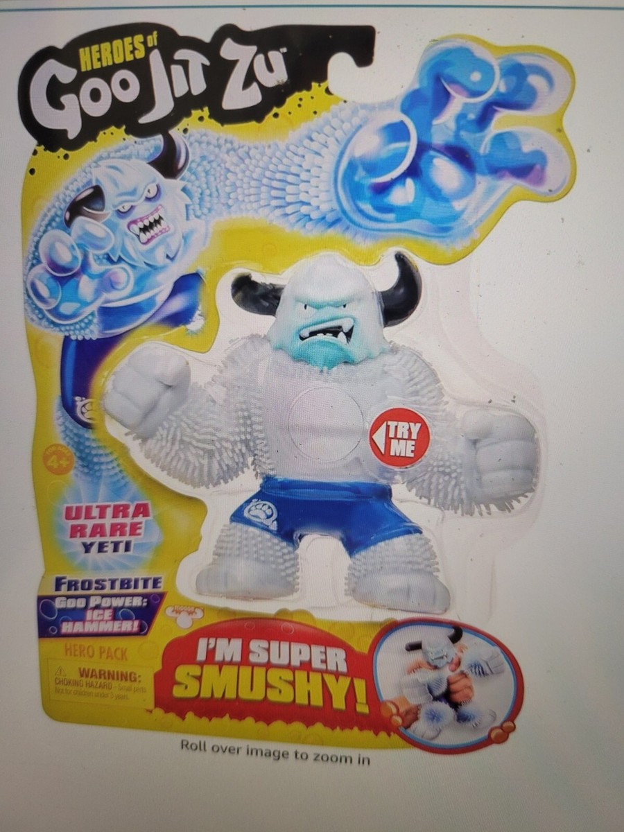 heroes of Goo JIT Zu Ultra RARE Frostbite Yeti 100 Authentic Fast