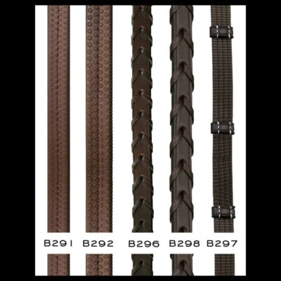 Dy'on Fancy Stitch Rubber Reins