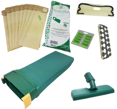 MohMus 10 Premium Sacchetti per Aspirapolvere Adatti per Folletto Vorwerk Kobold VK 118 119 120 121 122 - FP 118-122 | con Carta Speciale | 10 Pezzi| Adattabili - Accessori - Ricambio