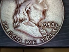 1958-D 50C Franklin Half Dollar