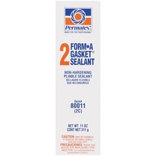 Permatex Form-A-Gasket 2 Slow-Drying Non-Hardening Sealant 11 oz Tube 80011