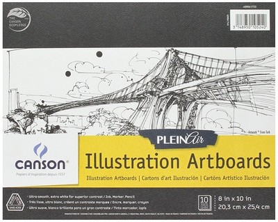 Canson (CN400061733) PLEIN AIR BOARD PAD 10 SHEET ILLUSTRATION 8X10