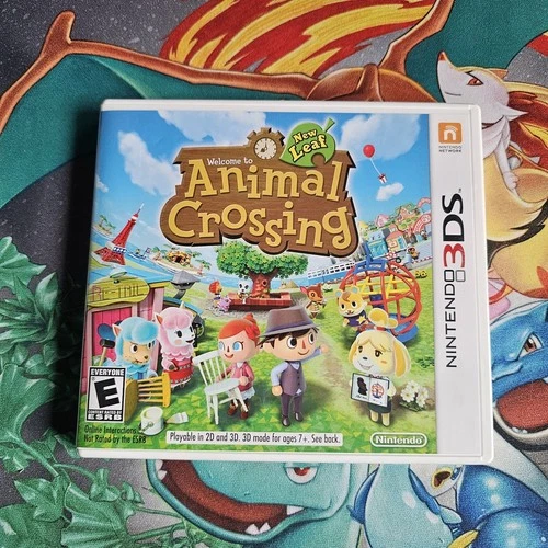 Animal Crossing New Leaf 3DS Game & Case USA (Pre-Owned, Good Condition)