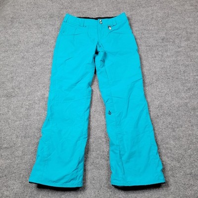 Volcom Snow Pants Womens Small Teal Blue Nimbus Insulated Ski Snowboard Outdoors