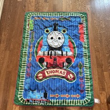 Thomas the Tank Engine Toddler Bedspread Blanket Approx 56  x40  