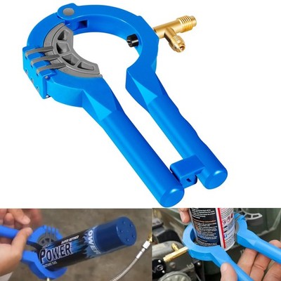10102 Side Can Tap 3 IN 1 for R12 R134A Air Conditioning AC HVAC Manifold System