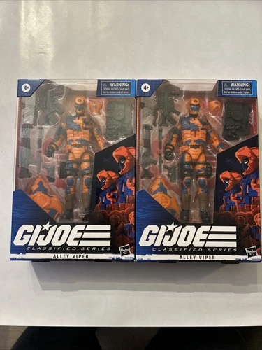 Hasbro G.I. Joe Classified Series Alley Viper 6 inch #34 Set of 2 New
