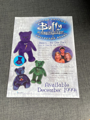 Buffy the Vampire Slayer - Coll Bears - Original A4 Flyer / Verkaufsblatt / Poster