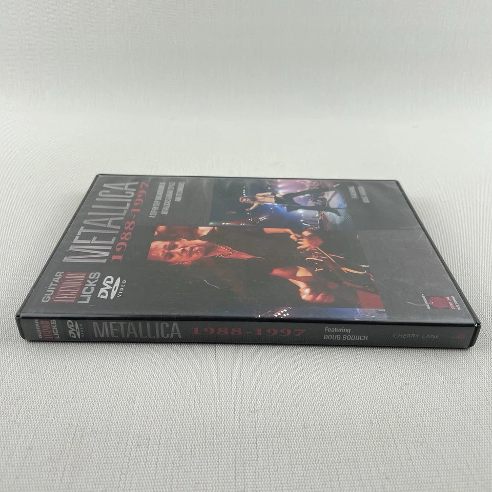 Metallica 1988-97 Guitar Legendary Licks 2002 DVD Doug Boduch - Image 4 of 4