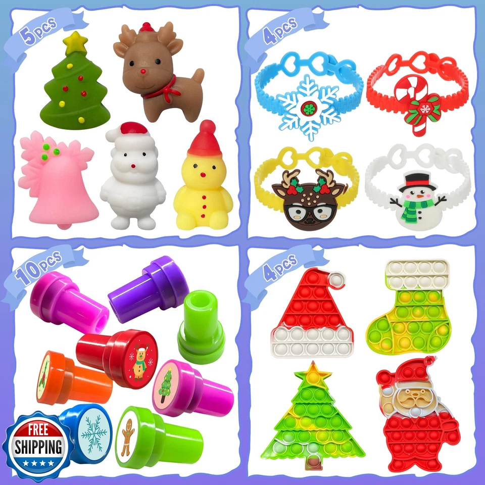 250 PIEZAS Juguetes de Navidad para Niños Regalo de Navidad, Surtido Juguetes de Navidad para Fiesta Foto 2 de 4