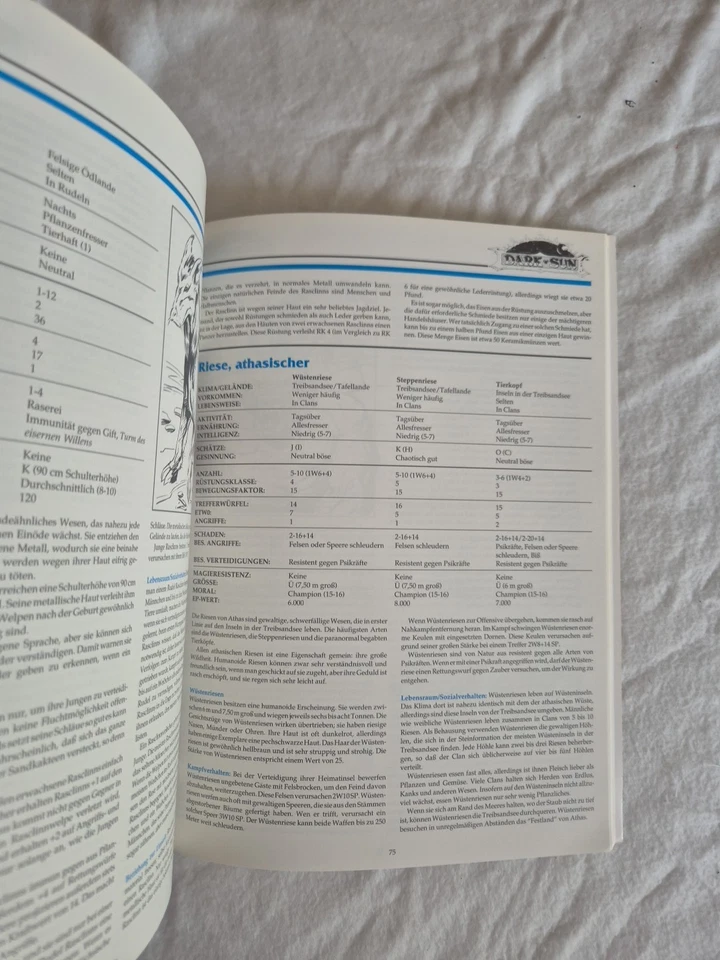 AD&D Monsterkompendium III DARK SUN DEUTSCH - Bild 4 von 4