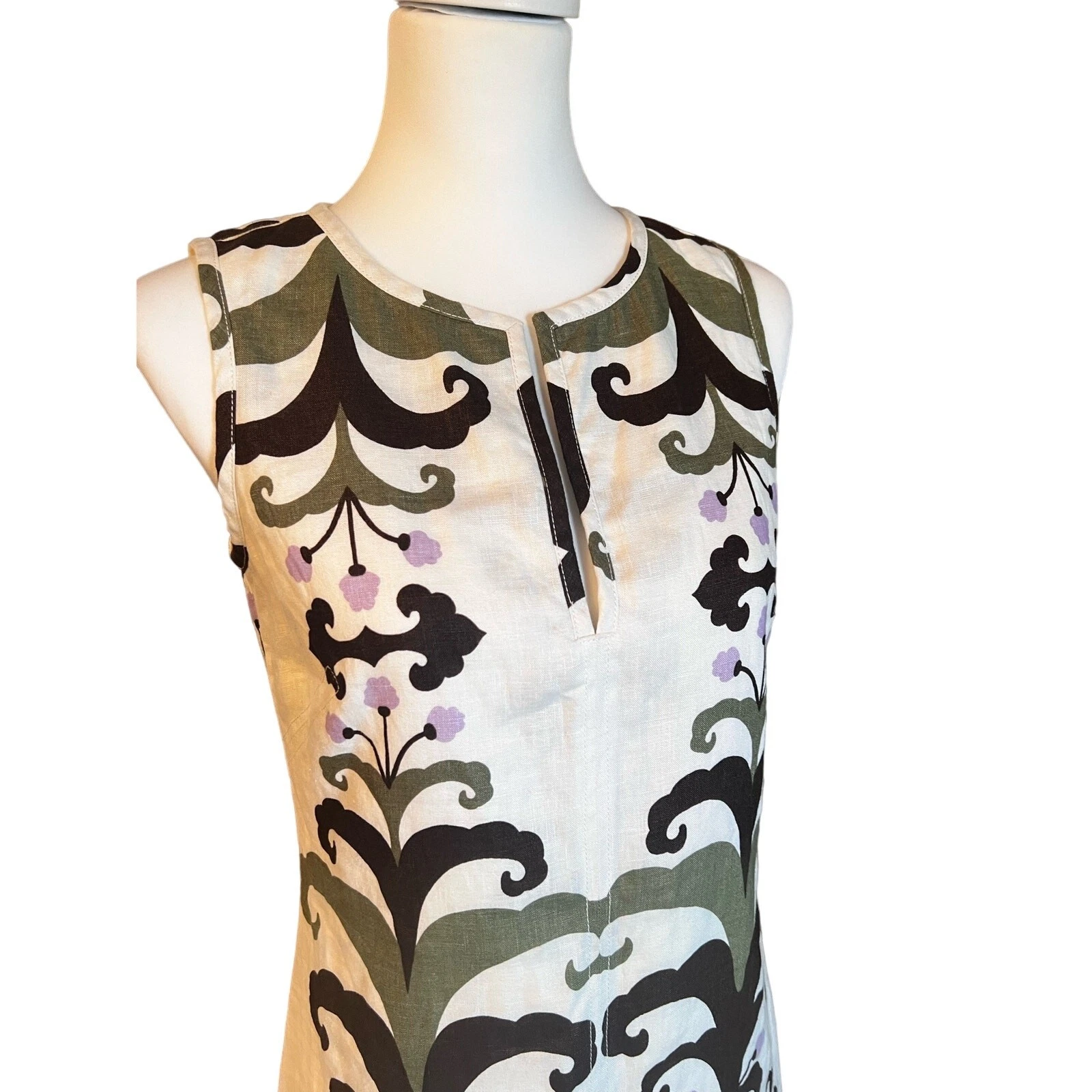 Abito a tubino Tory Burch in lino Taglia 4 Ottime condizioni