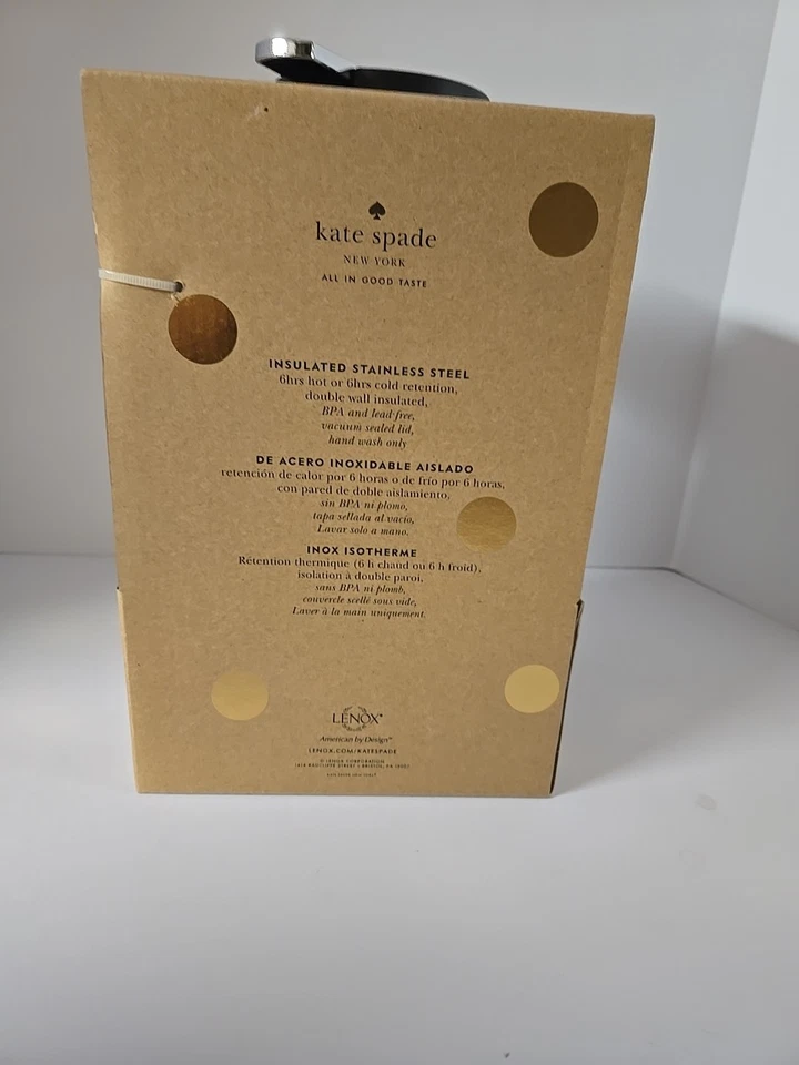 Jarra Kate Spade All In Good Taste Deco Dot 54 OZ 870546 nueva en caja Foto 4 de 4