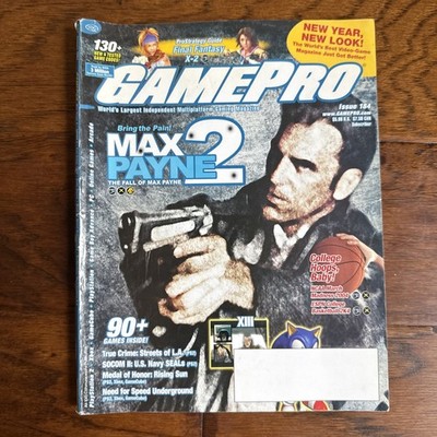 GamePro Magazine Issue 184 January 2004 Max Payne 2 Final Fantasy X-2-PS2 Xbox