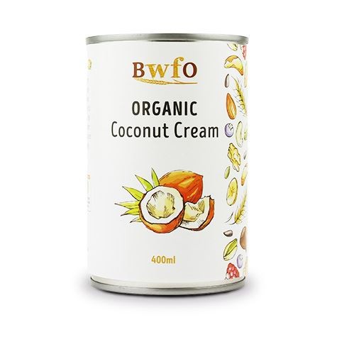 Organic Coconut Cream 400g | BWFO | Free UK Mainland P&P