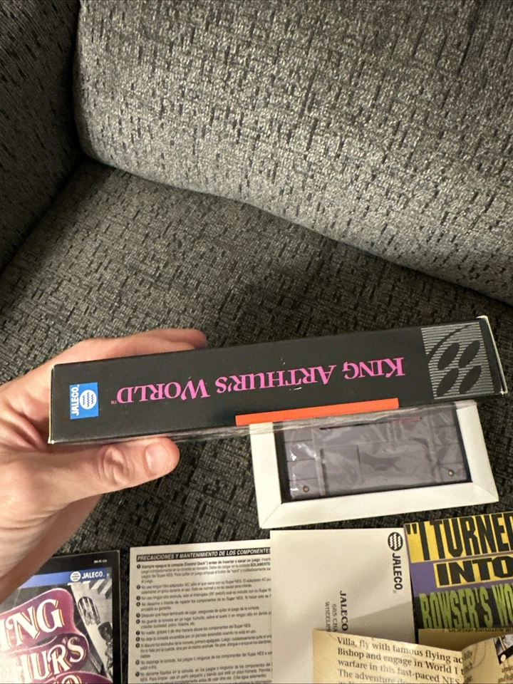 King Arthur's World (SNES, 1993) CIB NM Condition, Authentic, Tested, Rare Find! - Image 3 of 4