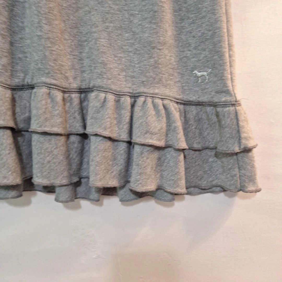 UNDERCOVER Abito Victoria's Secret grigio con cappuccio manica 3 4 taglia media.