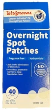 Walgreens Overnight Spot Patches, Compare To PanOxyl PM, 40 Count FREE FAST SHIP