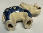 Lovely Polish Pottery Elephant Ornament Trunk Up! — photo 5