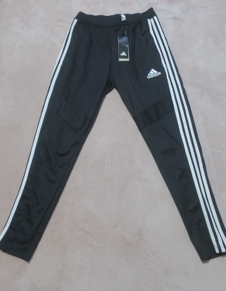 [D95958] Mens Adidas TIRO19 Training Pant - Black White Size S