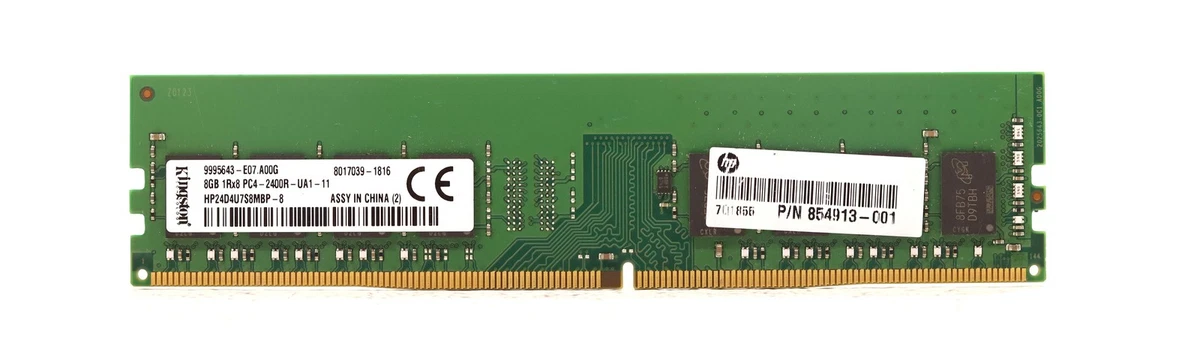 Kingston DDR4 SDRAM 8 GB Capacity per Module Memory (RAM) for sale