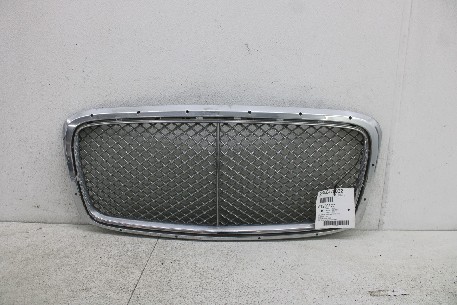 Grille 2DR-COUPE GT-CONTINENTAL AS SEEN BENTLEY CONTINENTAL 2013